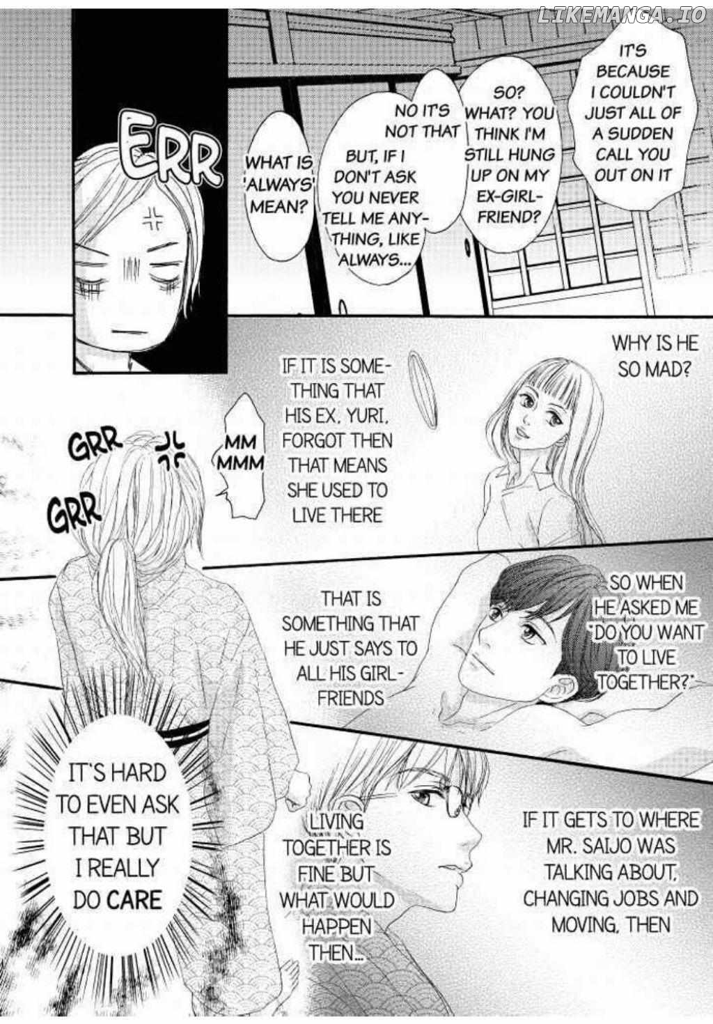 Joushi ga Gomu wo Kuwaetara Futari no Kyori wa 0.01mm Chapter 8 - page 27