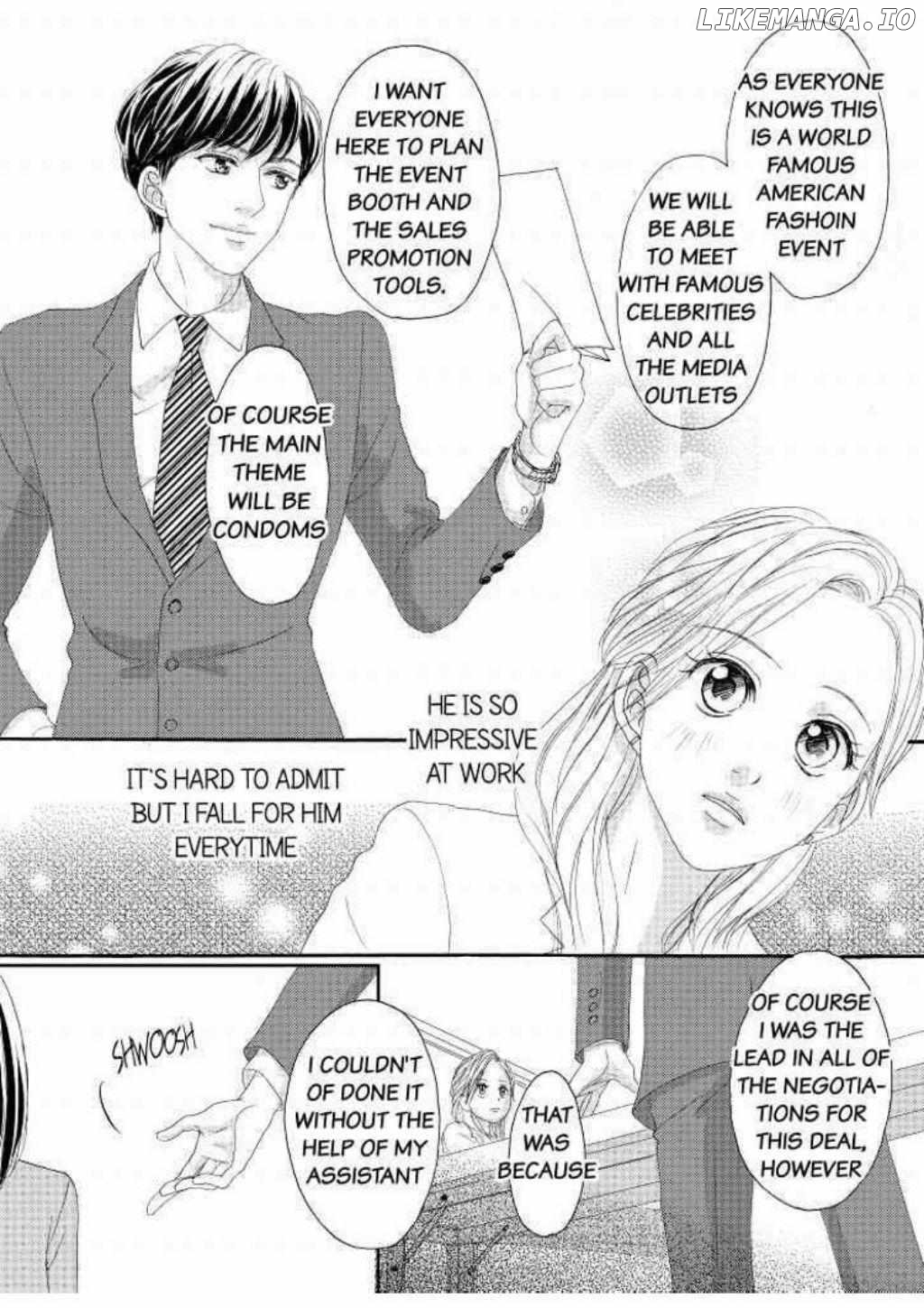 Joushi ga Gomu wo Kuwaetara Futari no Kyori wa 0.01mm Chapter 8 - page 32
