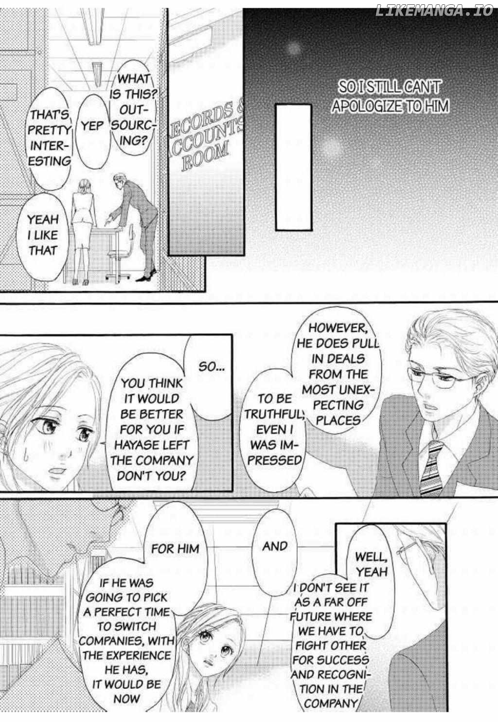 Joushi ga Gomu wo Kuwaetara Futari no Kyori wa 0.01mm Chapter 8 - page 34