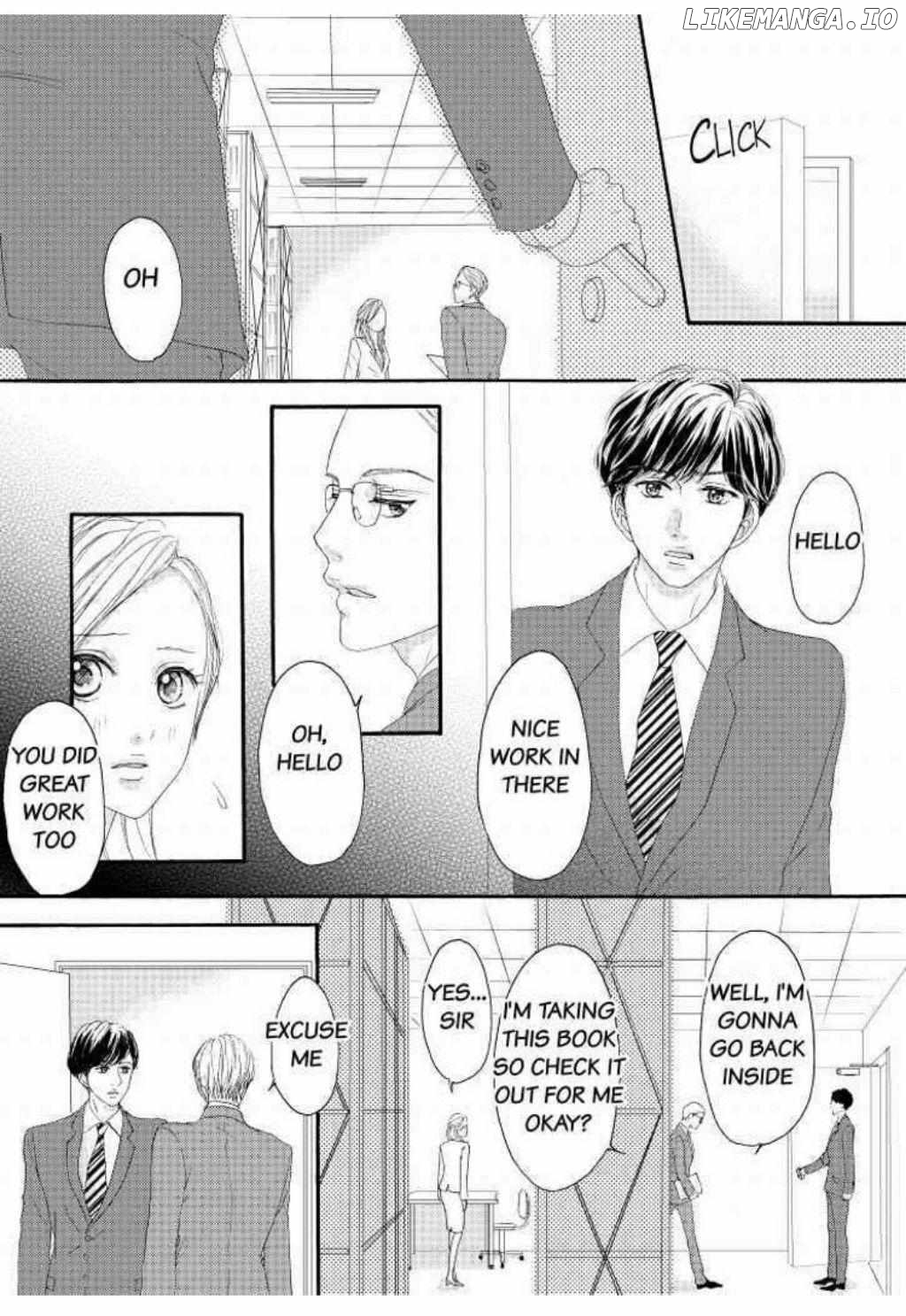 Joushi ga Gomu wo Kuwaetara Futari no Kyori wa 0.01mm Chapter 8 - page 35