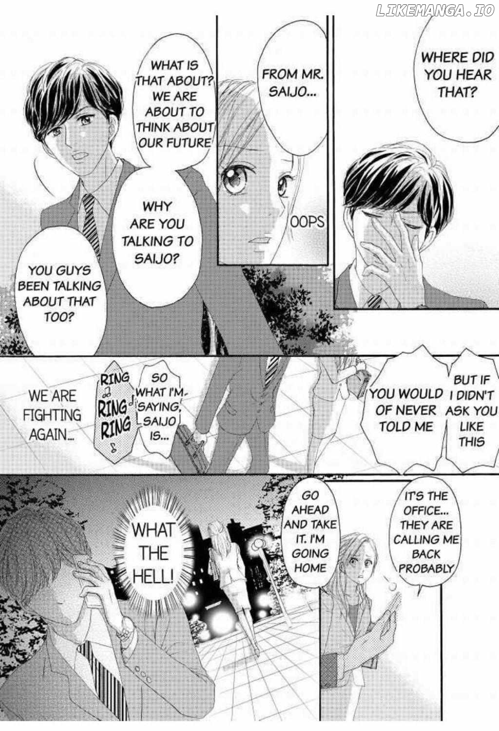 Joushi ga Gomu wo Kuwaetara Futari no Kyori wa 0.01mm Chapter 8 - page 49