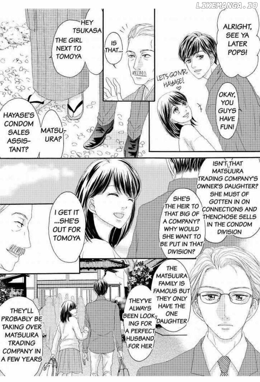 Joushi ga Gomu wo Kuwaetara Futari no Kyori wa 0.01mm Chapter 8 - page 5