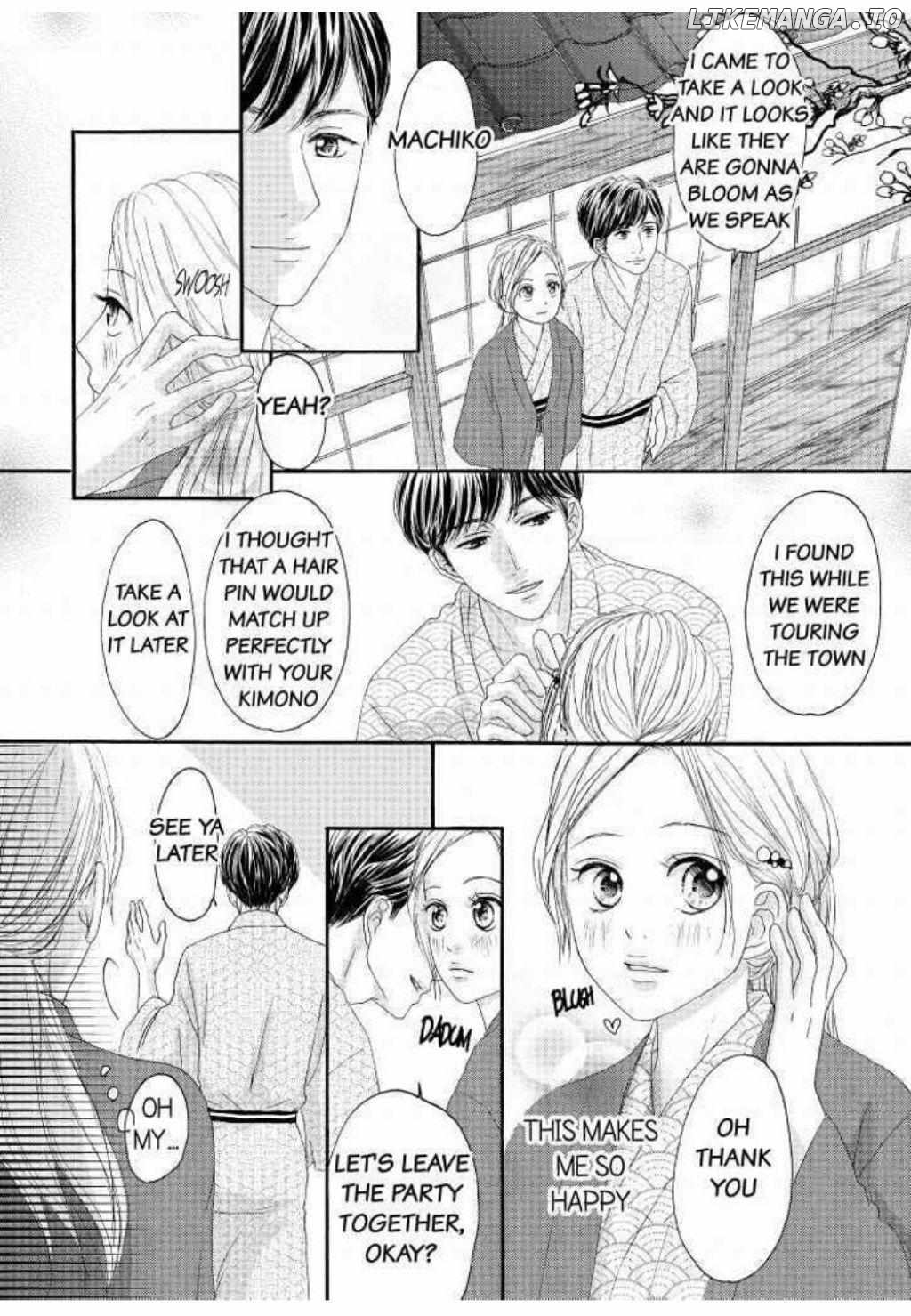 Joushi ga Gomu wo Kuwaetara Futari no Kyori wa 0.01mm Chapter 8 - page 7