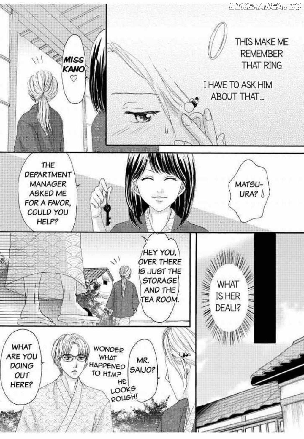 Joushi ga Gomu wo Kuwaetara Futari no Kyori wa 0.01mm Chapter 8 - page 8
