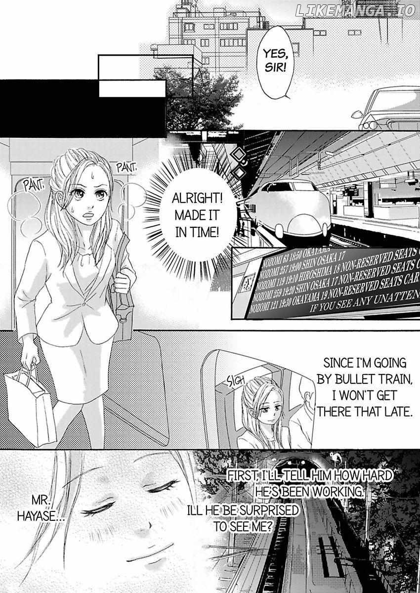 Joushi ga Gomu wo Kuwaetara Futari no Kyori wa 0.01mm Chapter 9 - page 12