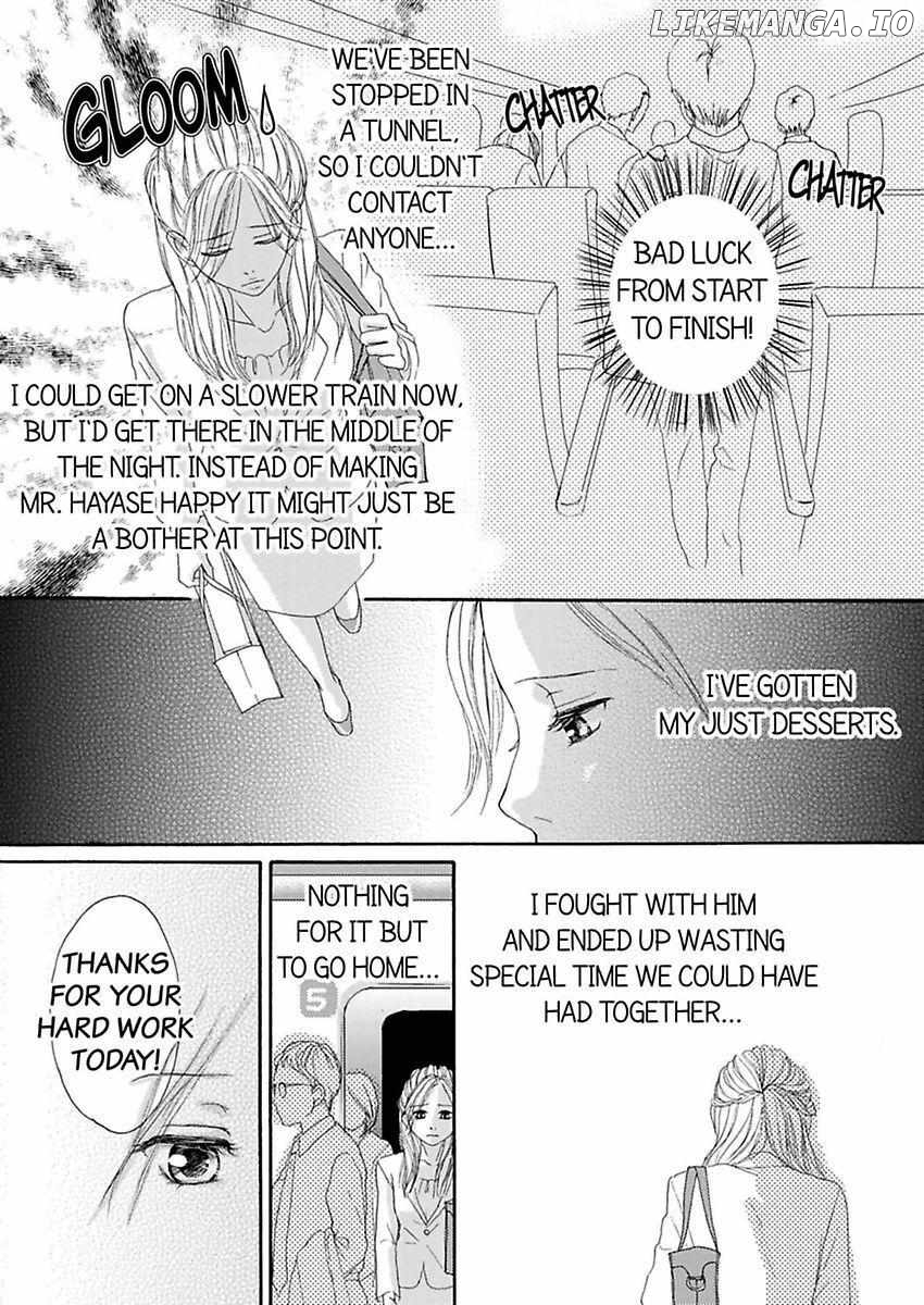 Joushi ga Gomu wo Kuwaetara Futari no Kyori wa 0.01mm Chapter 9 - page 14