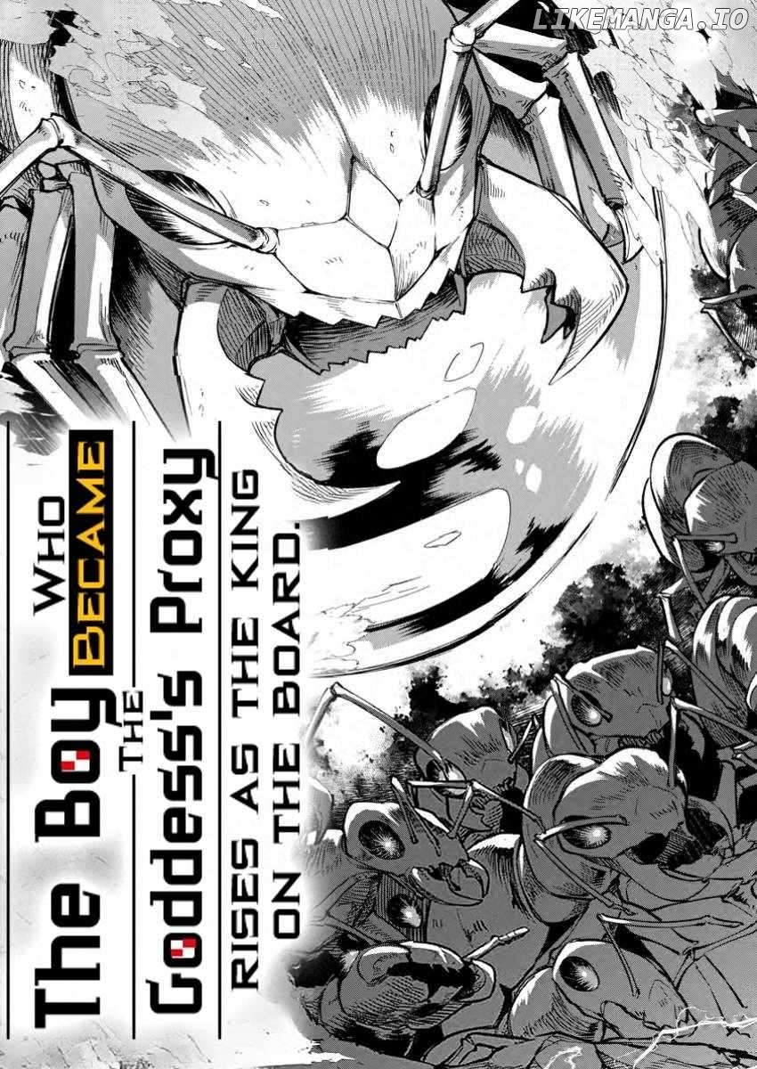 The boy who became the goddess's proxy rises as the king on the board. Chapter 1.1 - page 4