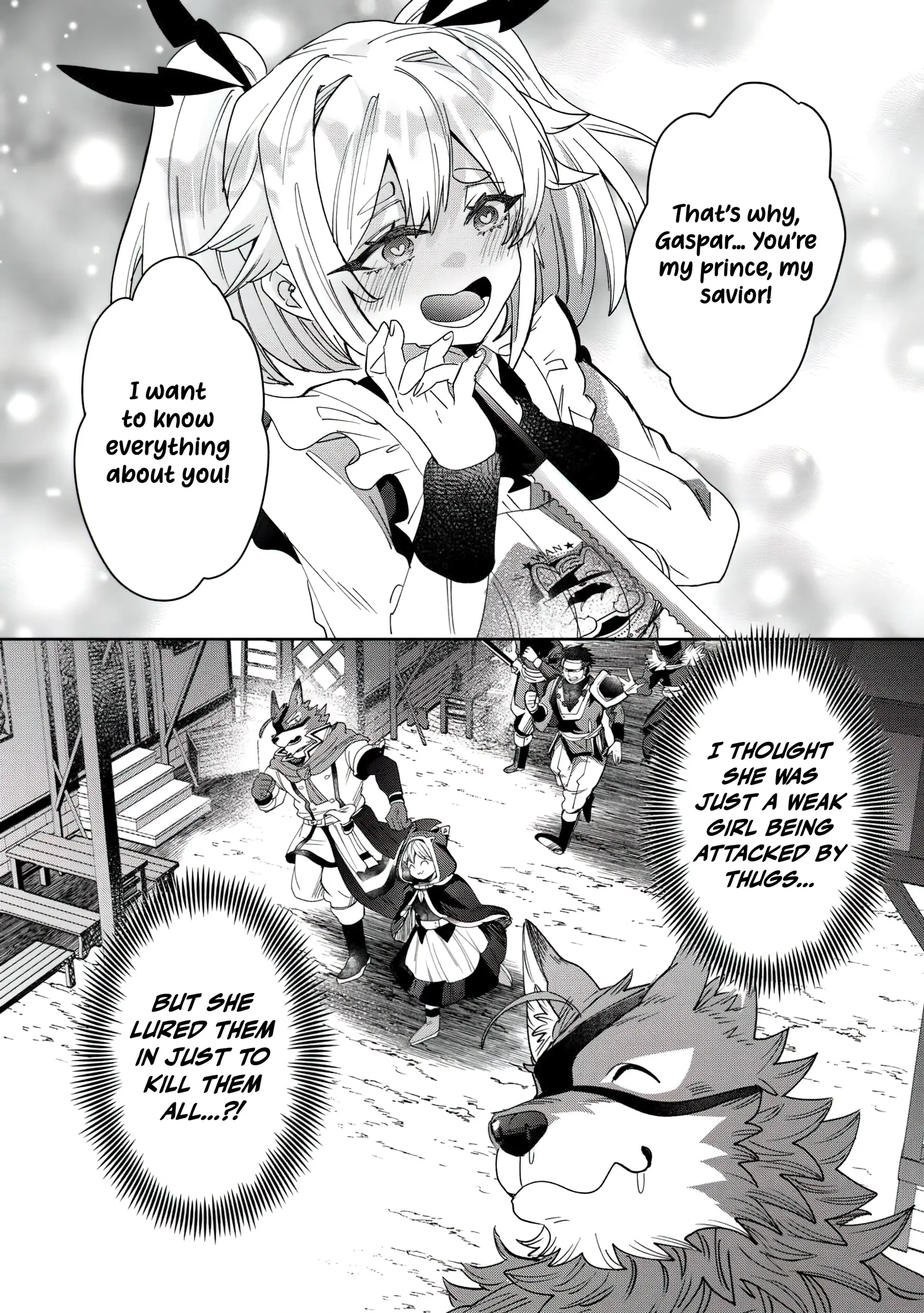 Oshikake Assassin-chan wa Outo Saikyou no Kanban Musume Chapter 1 - page 17