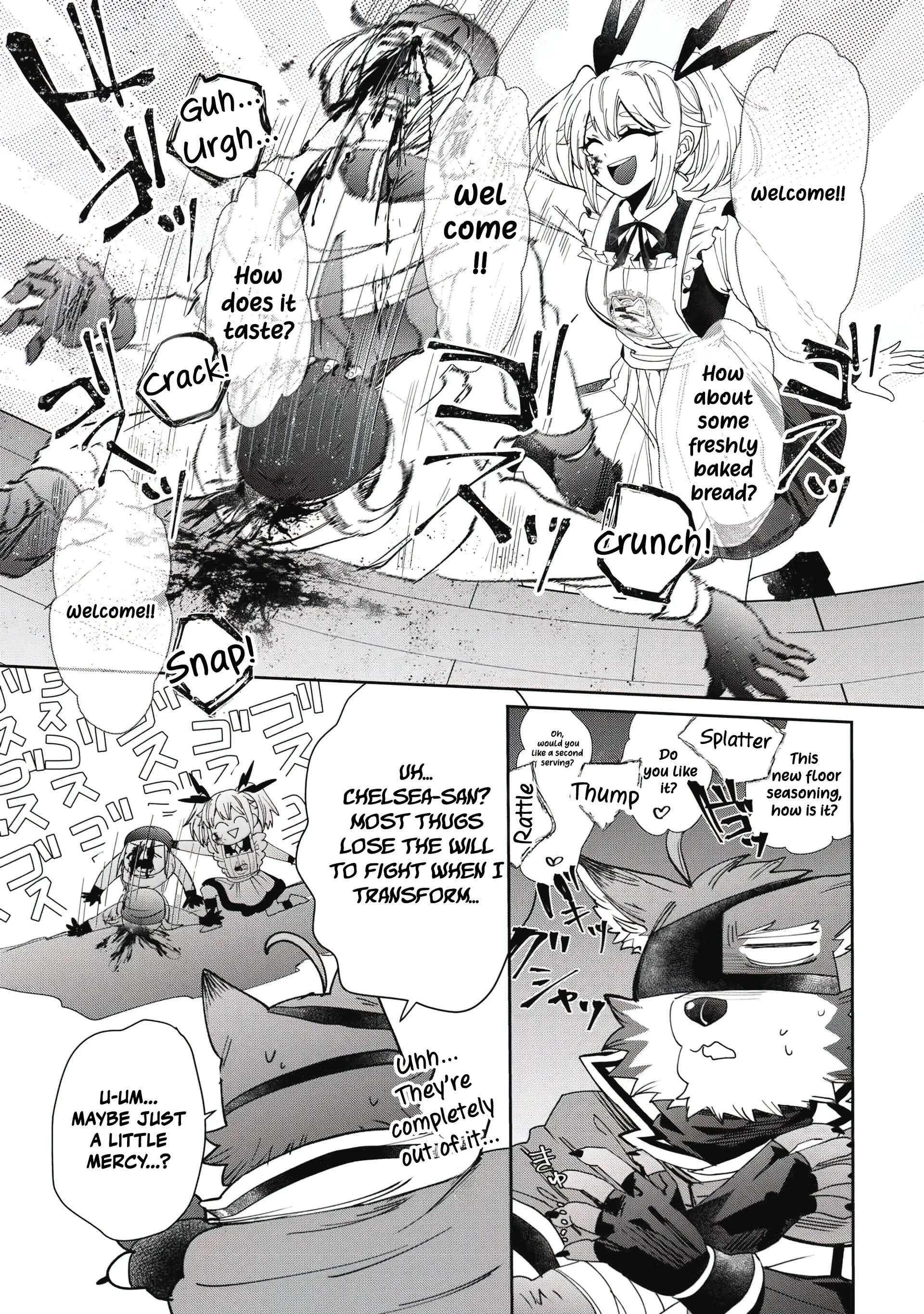 Oshikake Assassin-chan wa Outo Saikyou no Kanban Musume Chapter 1 - page 8
