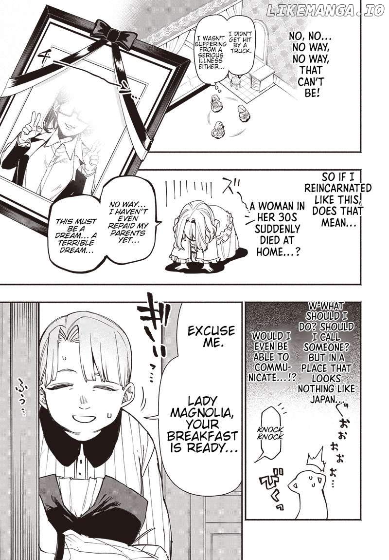 Tensei Arasaa Joshi no Kotoyo Kaikatsu - Seiryaku Kekkon wa Iya na no de, Zatsugaku Chishiki de Tanoshii Kaikaku Life wo Kekkou Shichaimasu! Chapter 1 - page 9
