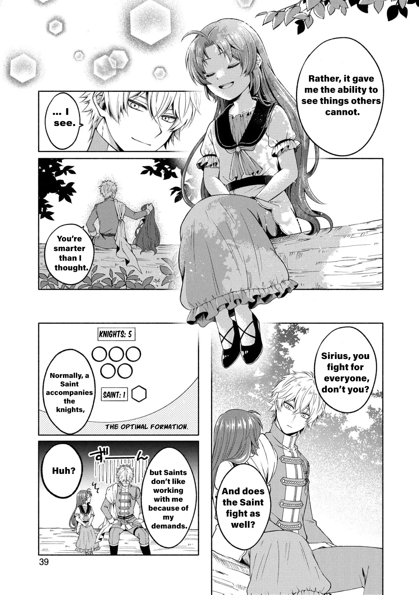 The reincarnated great saintess hides her true identity with all her might Chapter 1 - page 41