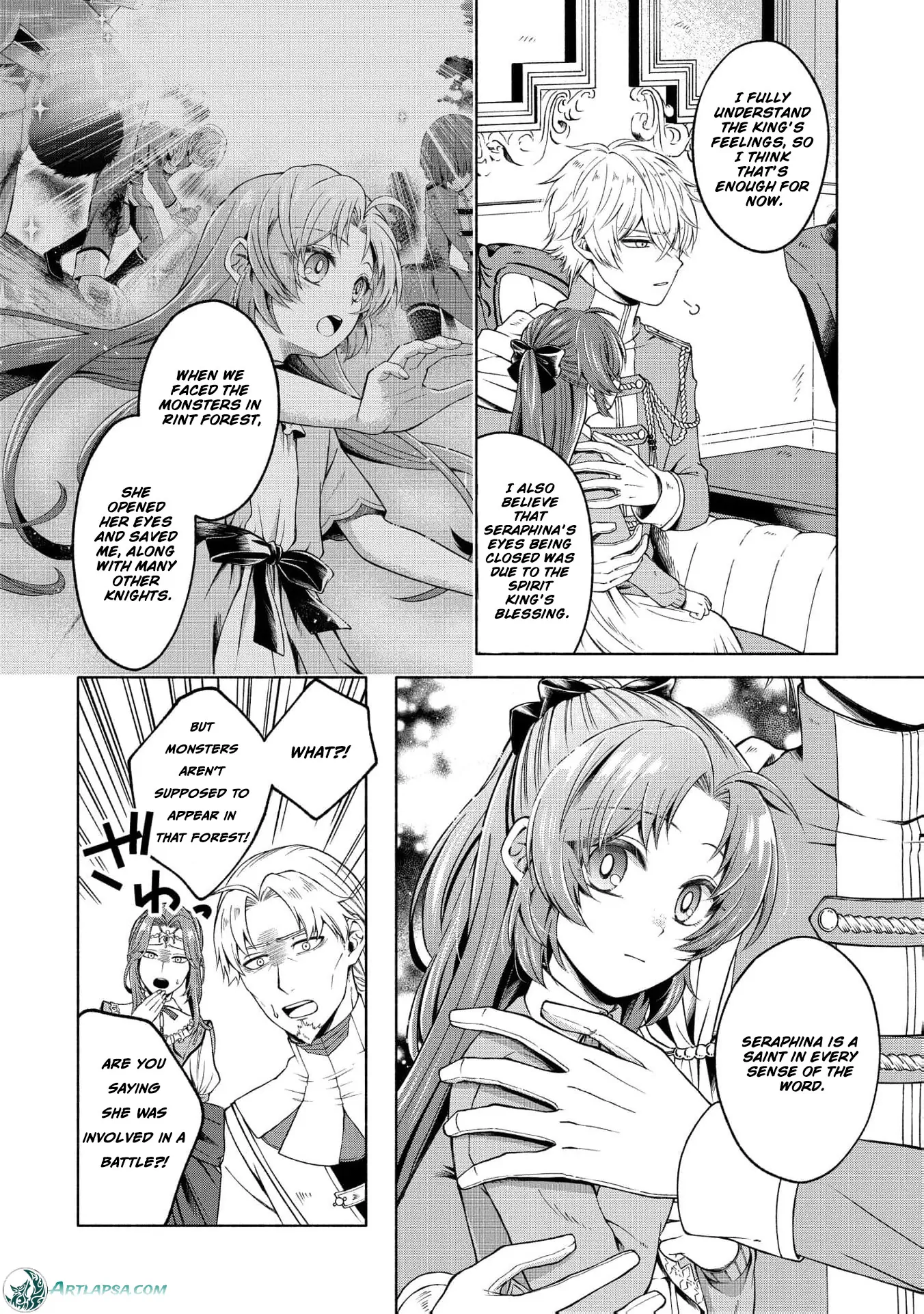 The reincarnated great saintess hides her true identity with all her might Chapter 2 - page 27