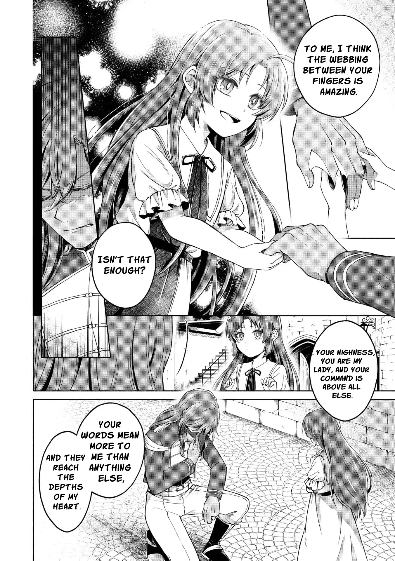 The reincarnated great saintess hides her true identity with all her might Chapter 4 - page 30