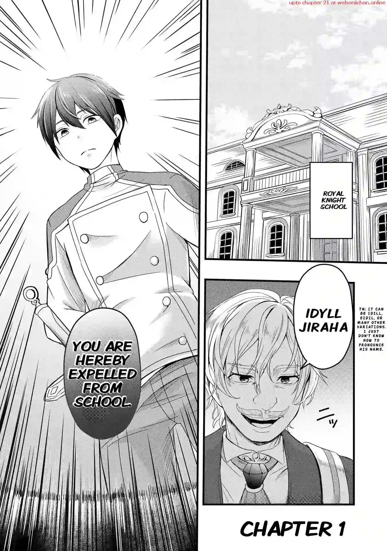 THE KNIGHT, DISOWNED AFTER DROPPING OUT, MASTERS THE TRANSCENDENT SKILL “BOND SUMMONING TECHNIQUE” AND BECOMES THE STRONGEST Chapter 1 - page 2