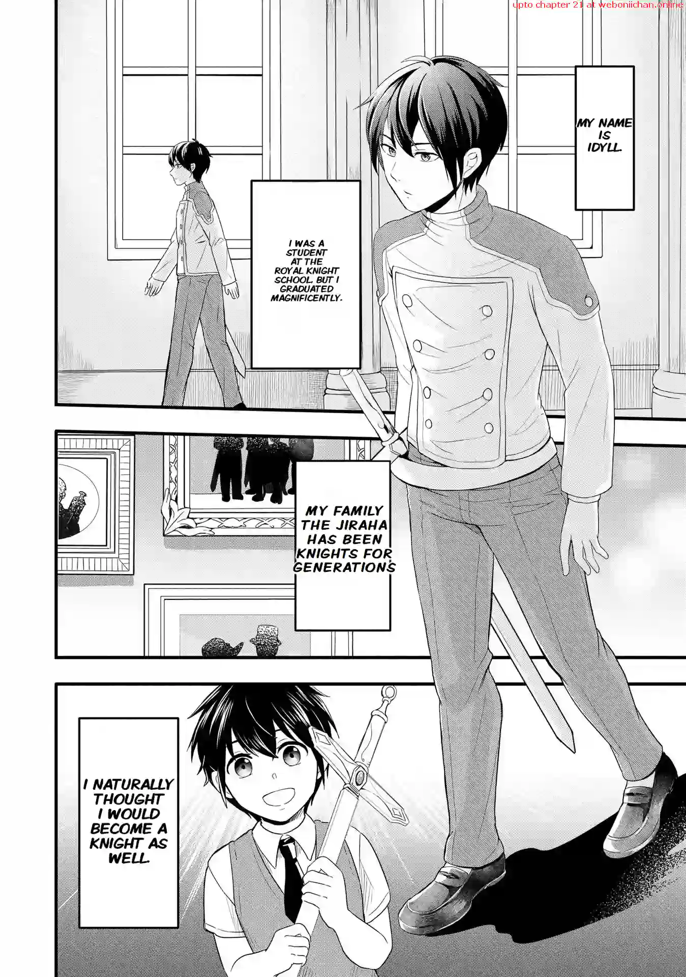THE KNIGHT, DISOWNED AFTER DROPPING OUT, MASTERS THE TRANSCENDENT SKILL “BOND SUMMONING TECHNIQUE” AND BECOMES THE STRONGEST Chapter 1 - page 5