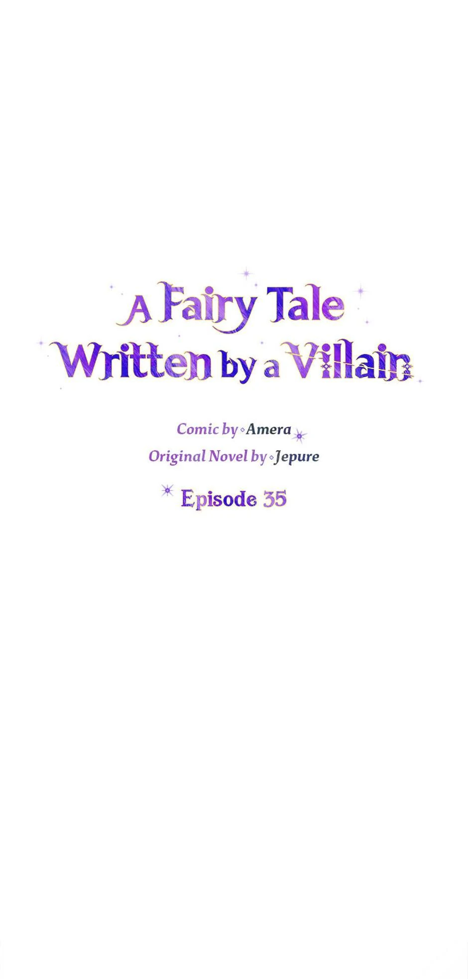 A Fairy Tale Written by a Villain Chapter 35 - page 1