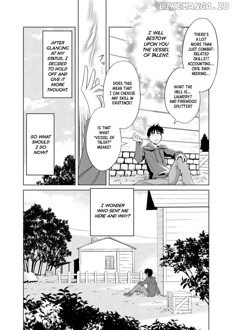 Aiming For the Deepest Part of the Labyrinth Thanks to "The Vessel of Talent" -What Was Supposed to be a Normal Progression of Skills Turned Out to be an All-Purpose Cheat! Chapter 1 - page 16