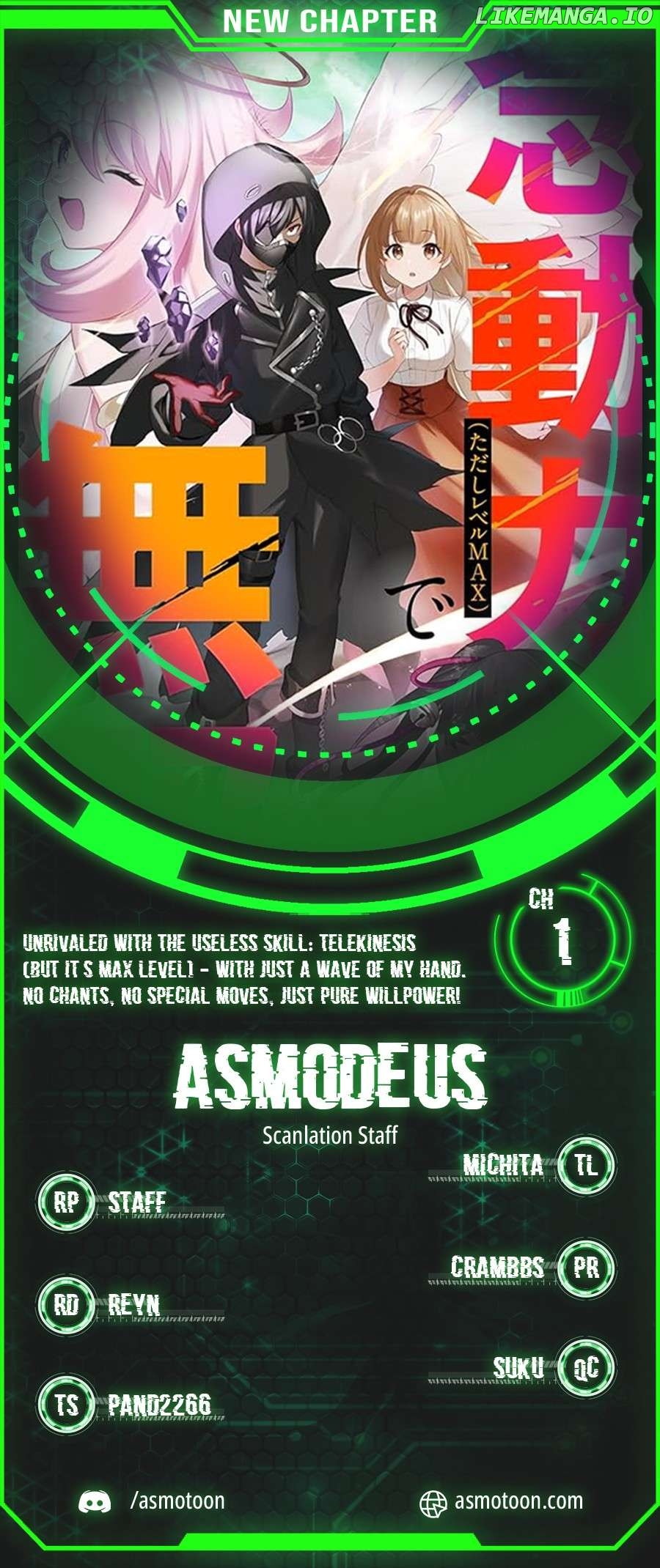 Unrivaled With the Useless Skill: Telekinesis (But It’s Max Level) – With Just a Wave of My Hand. No Chants, No Special Moves, Just Pure Willpower! Chapter 1 - page 1