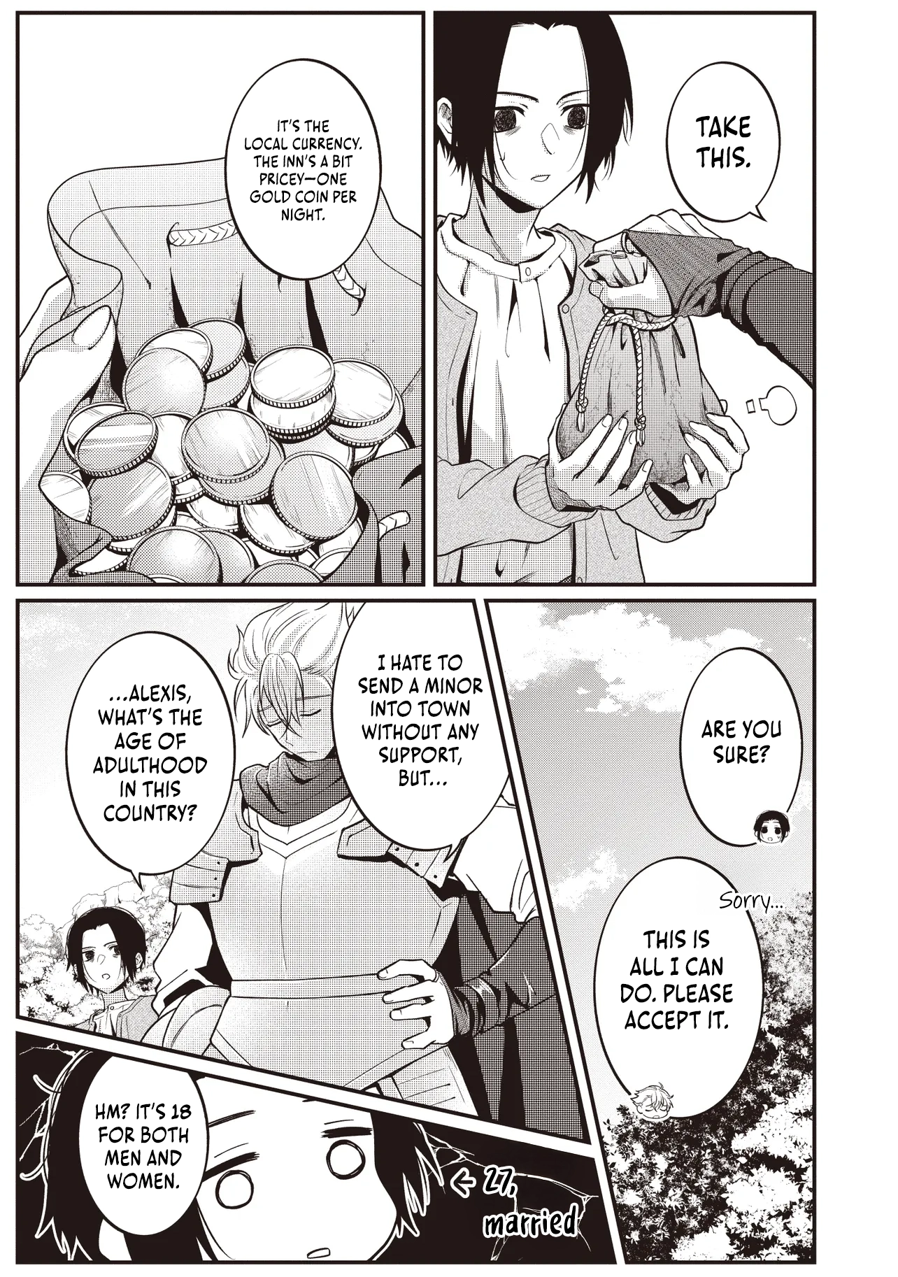 Thrown Into Another World With My Cheating Husband and His Saint Chapter 1 - page 35