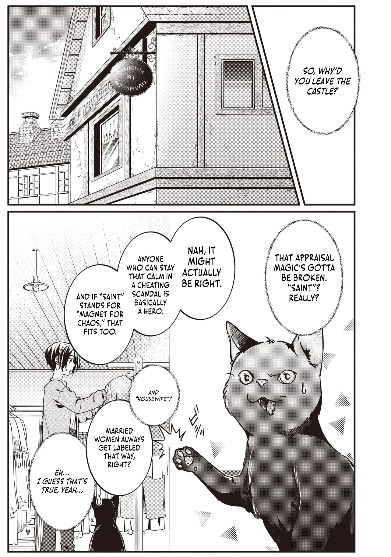 Thrown Into Another World With My Cheating Husband and His Saint Chapter 1 - page 47