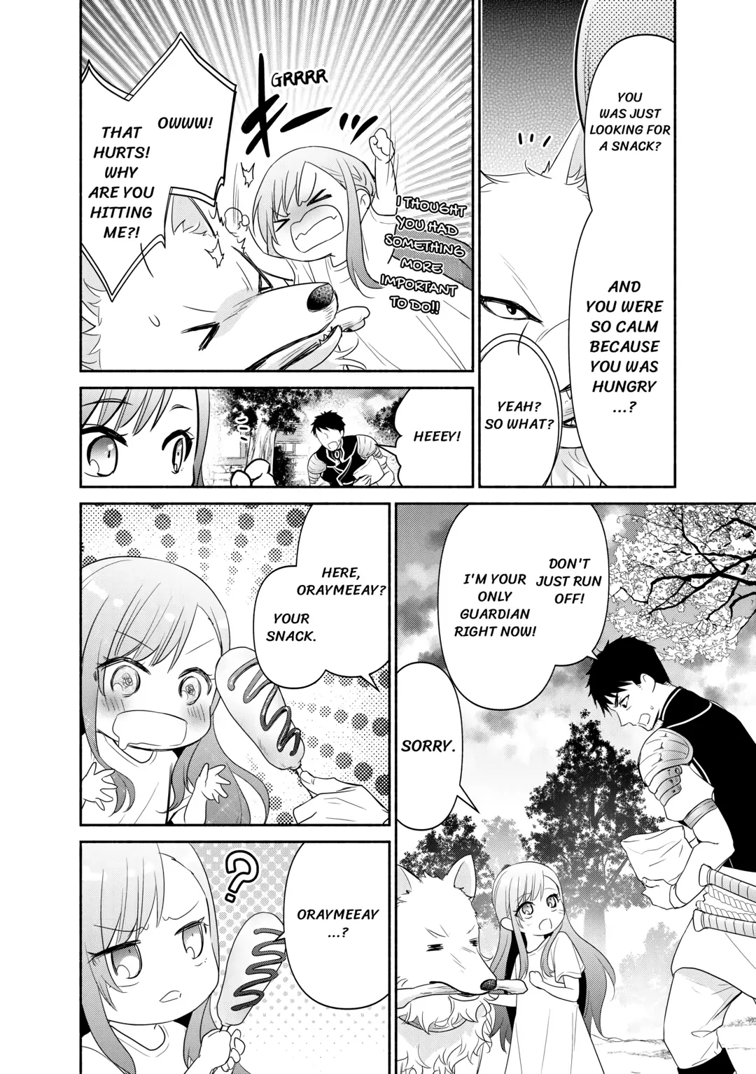 The Reincarnated Little Girl Lives With Divine Beast, Prince, and Mercenaries of Tough Guys (Official) Chapter 1 - page 26