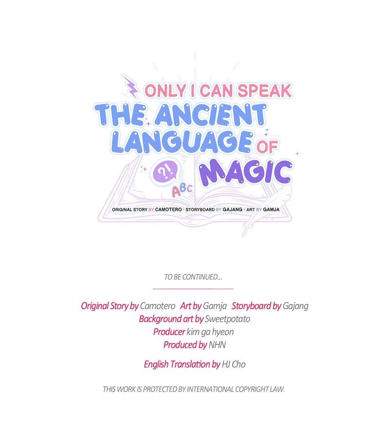 Only I Can Speak the Ancient Language of Magic Chapter 103 - page 71