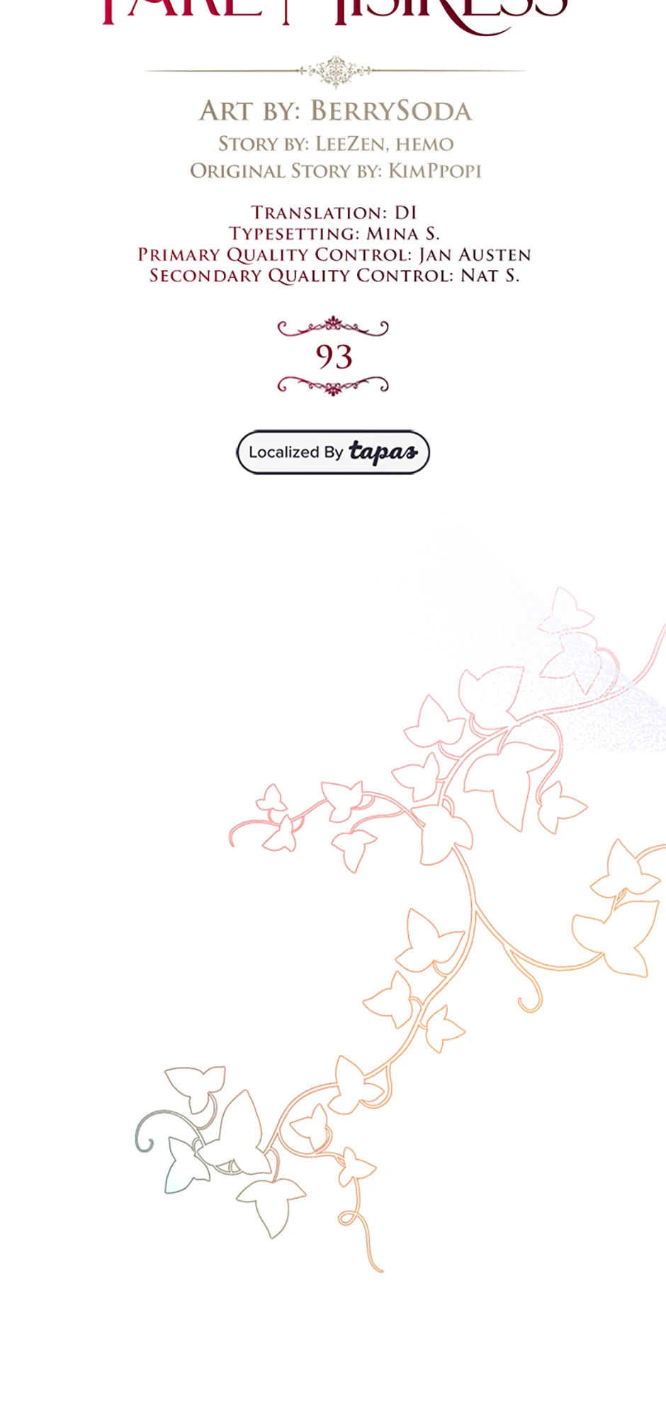 The Glamorous Life of the Fake Mistress Chapter 93 - page 52