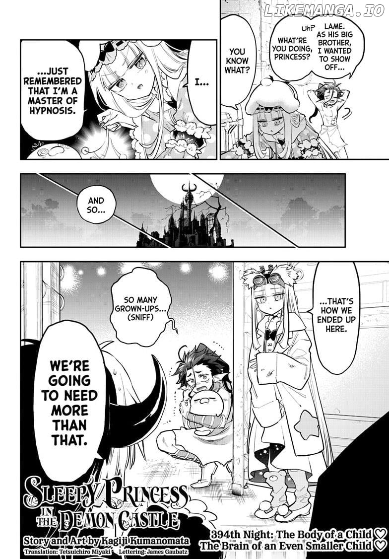 Maou-jou de Oyasumi Chapter 394 - page 2