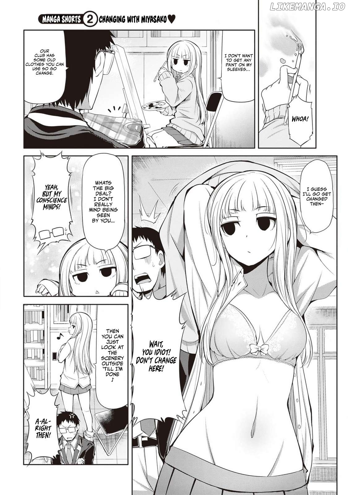 Saegusa-San Wa Megane-Senpai To Koi O Egaku Chapter 6.5 - page 1