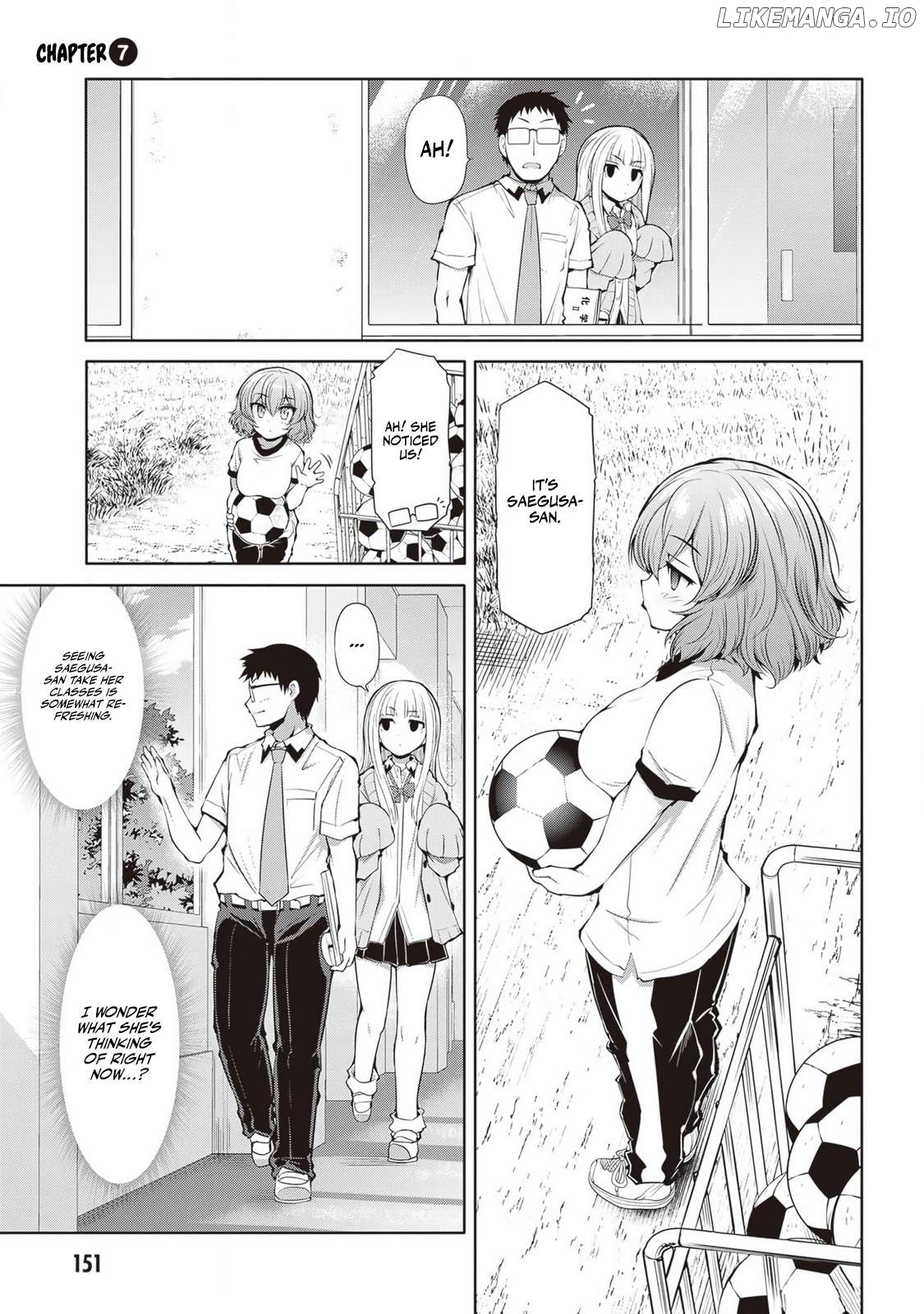 Saegusa-San Wa Megane-Senpai To Koi O Egaku Chapter 7 - page 1