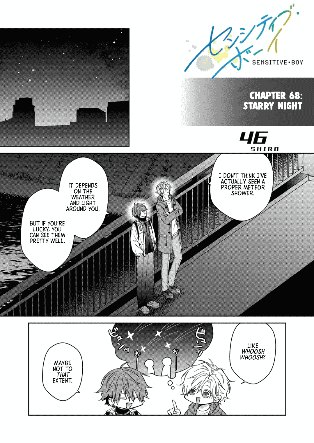 Sensitive Boy Chapter 68 - page 1
