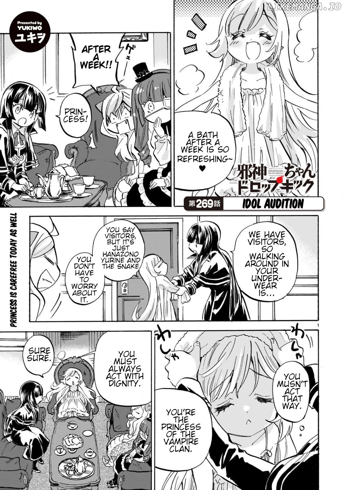 Jashin-chan Dropkick Chapter 274 - page 1