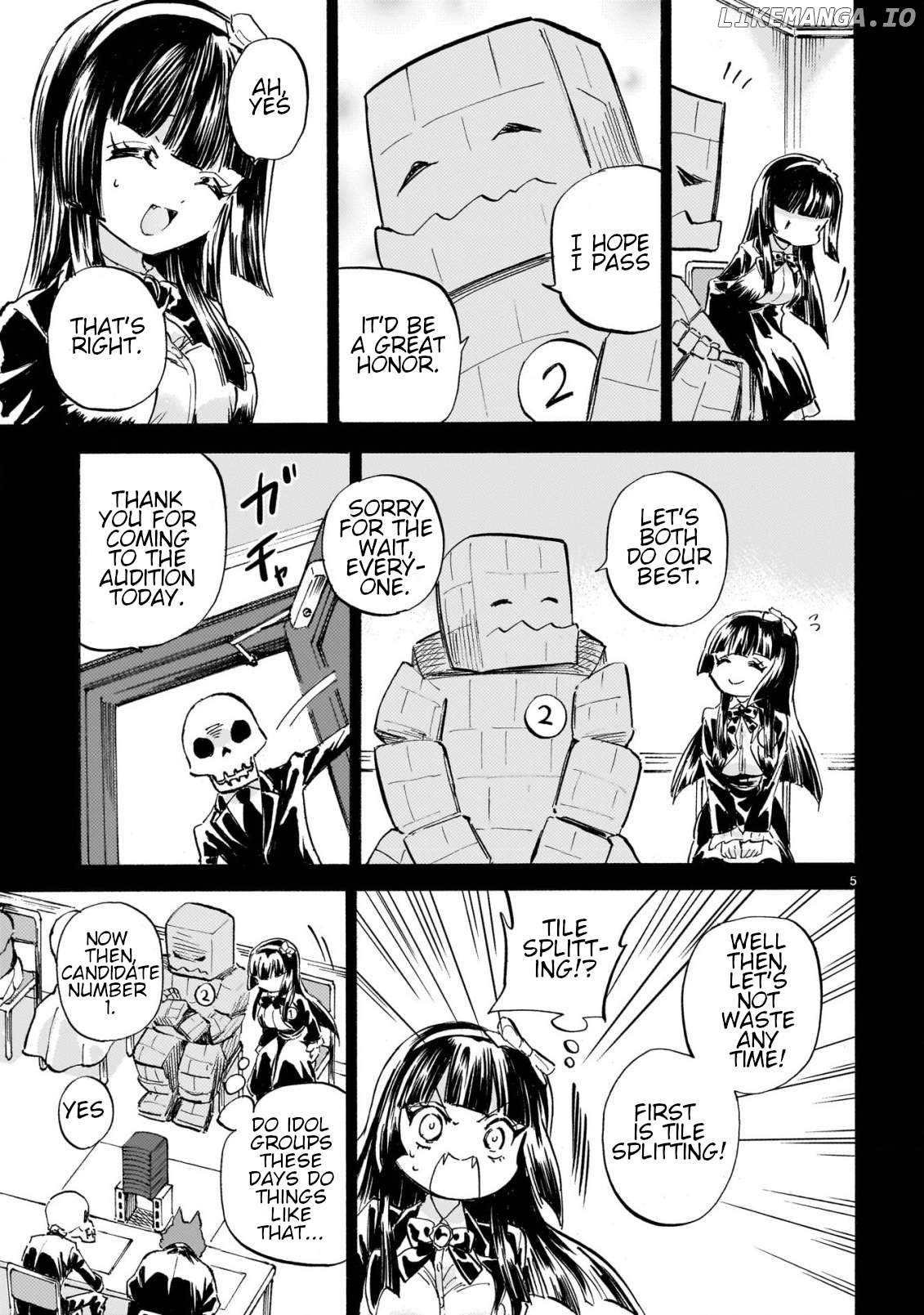 Jashin-chan Dropkick Chapter 274 - page 5