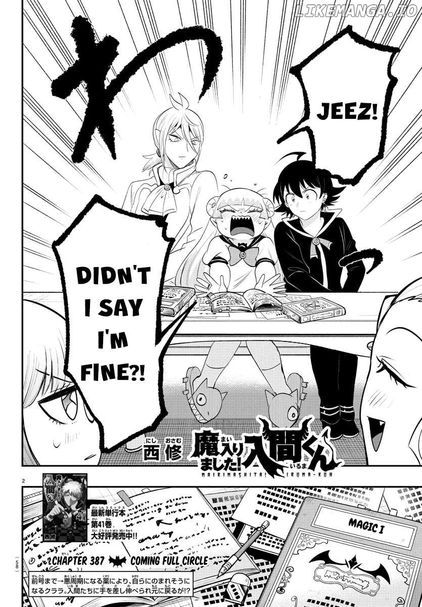 Mairimashita! Iruma-kun Chapter 387 - page 2