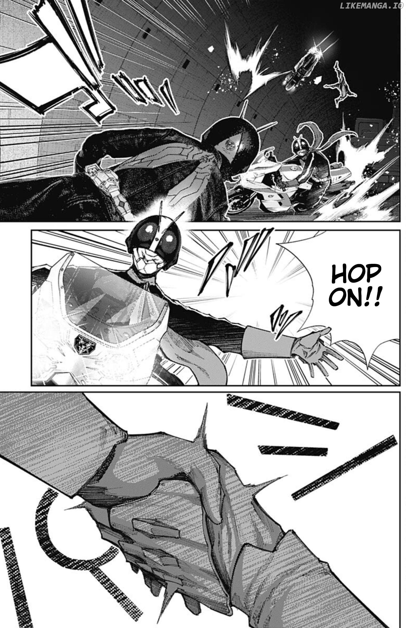 There is no true peace in this world -Shin Kamen Rider SHOCKER SIDE- Chapter 80 - page 15
