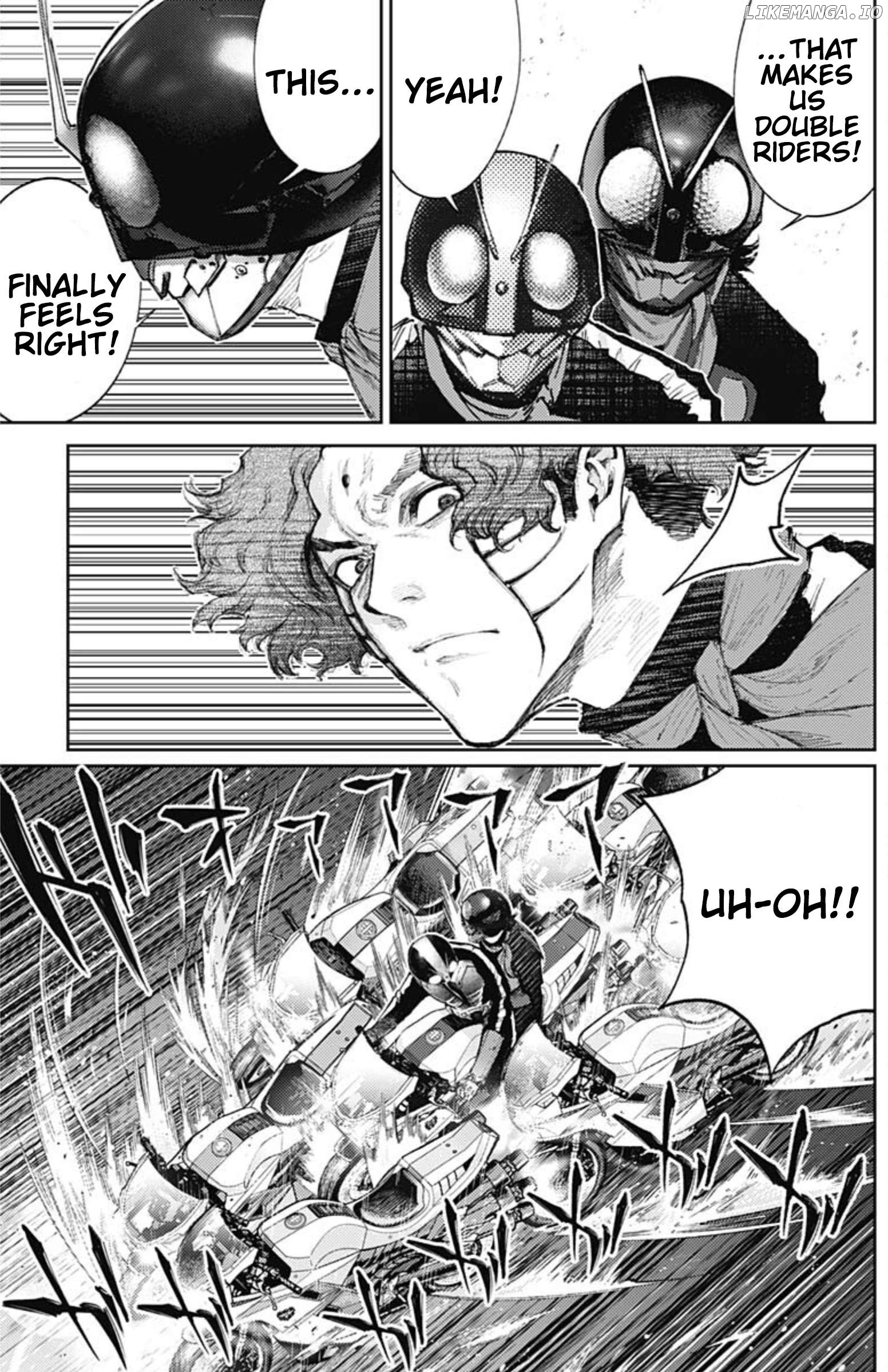 There is no true peace in this world -Shin Kamen Rider SHOCKER SIDE- Chapter 80 - page 17