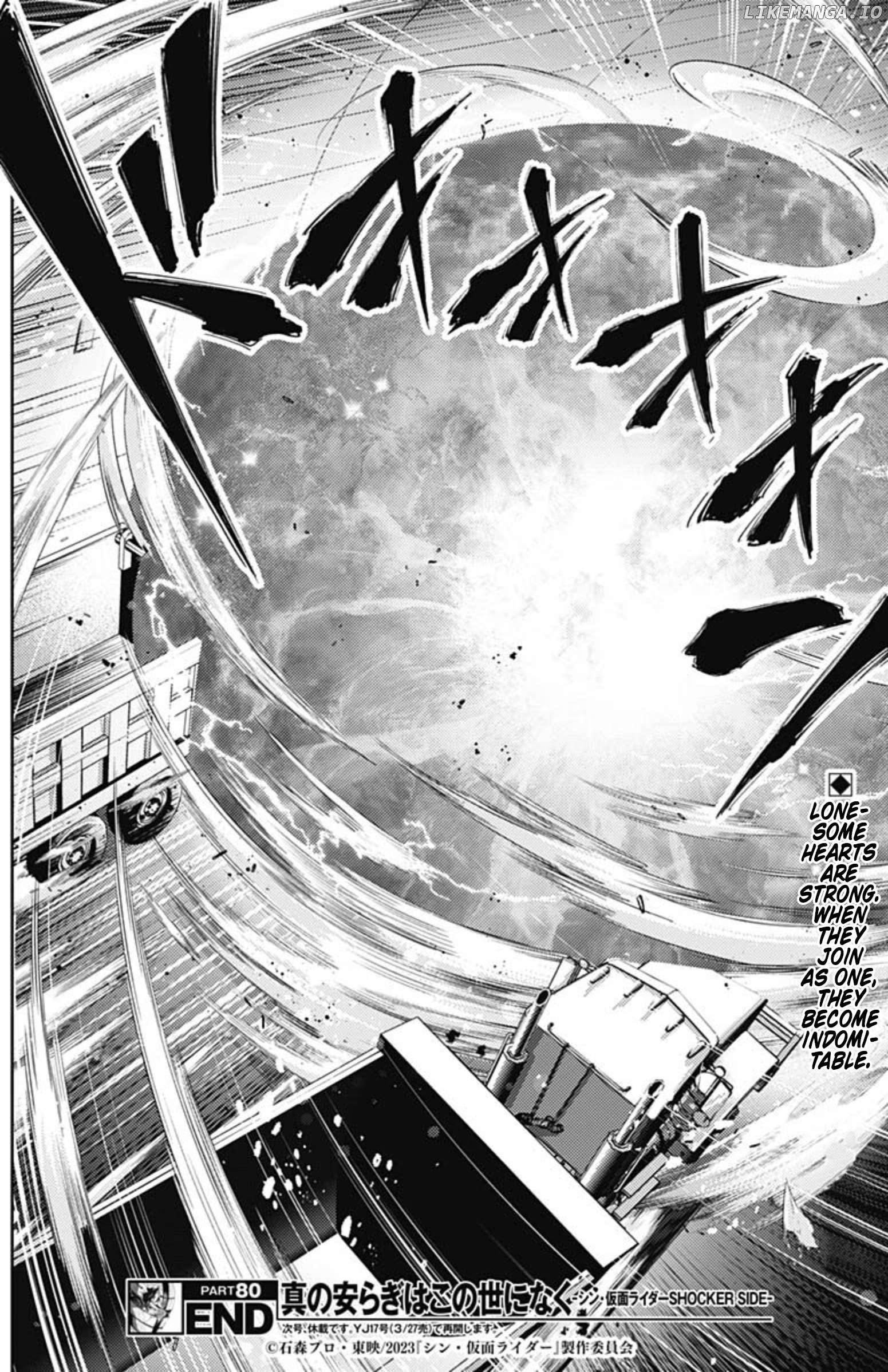 There is no true peace in this world -Shin Kamen Rider SHOCKER SIDE- Chapter 80 - page 18