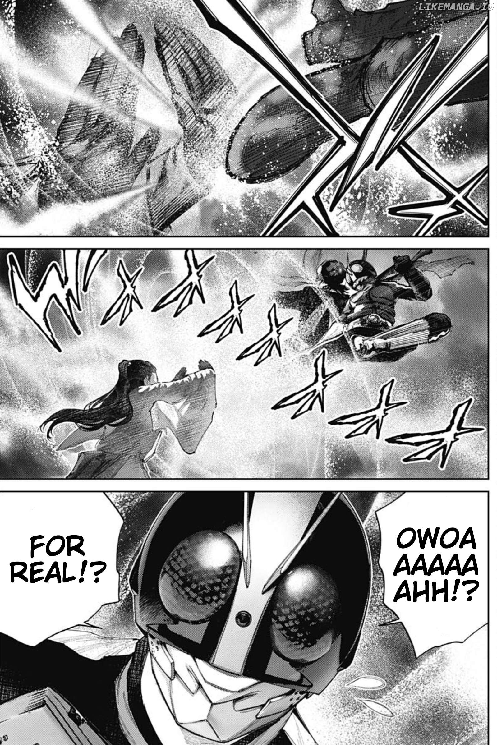 There is no true peace in this world -Shin Kamen Rider SHOCKER SIDE- Chapter 81 - page 16