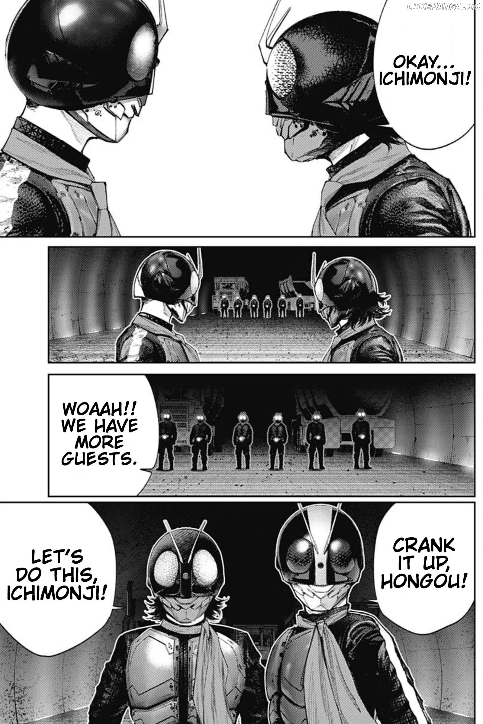 There is no true peace in this world -Shin Kamen Rider SHOCKER SIDE- Chapter 81 - page 4