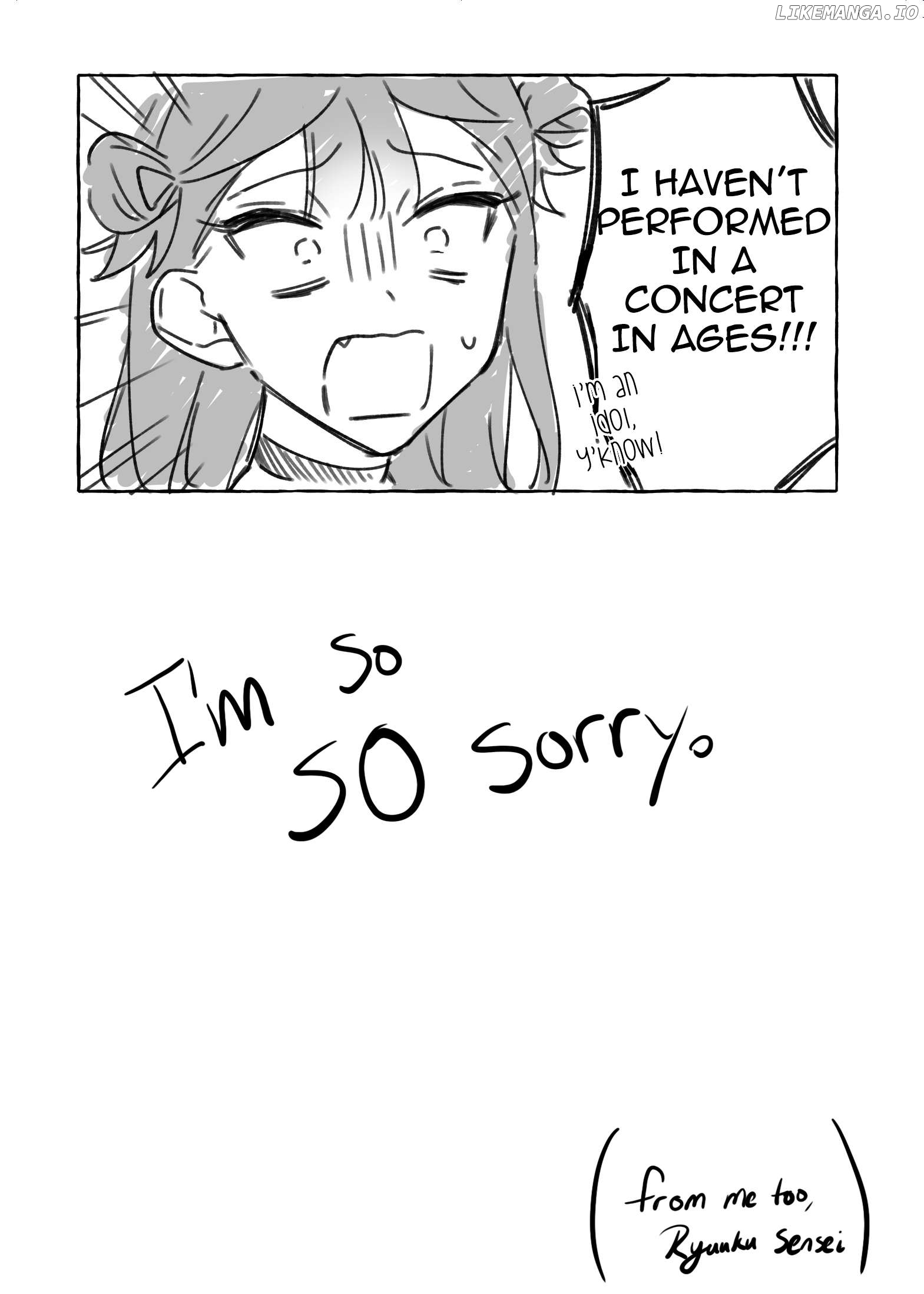 The Useless Idol and Her Only Fan in the World Chapter 36.6 - page 3
