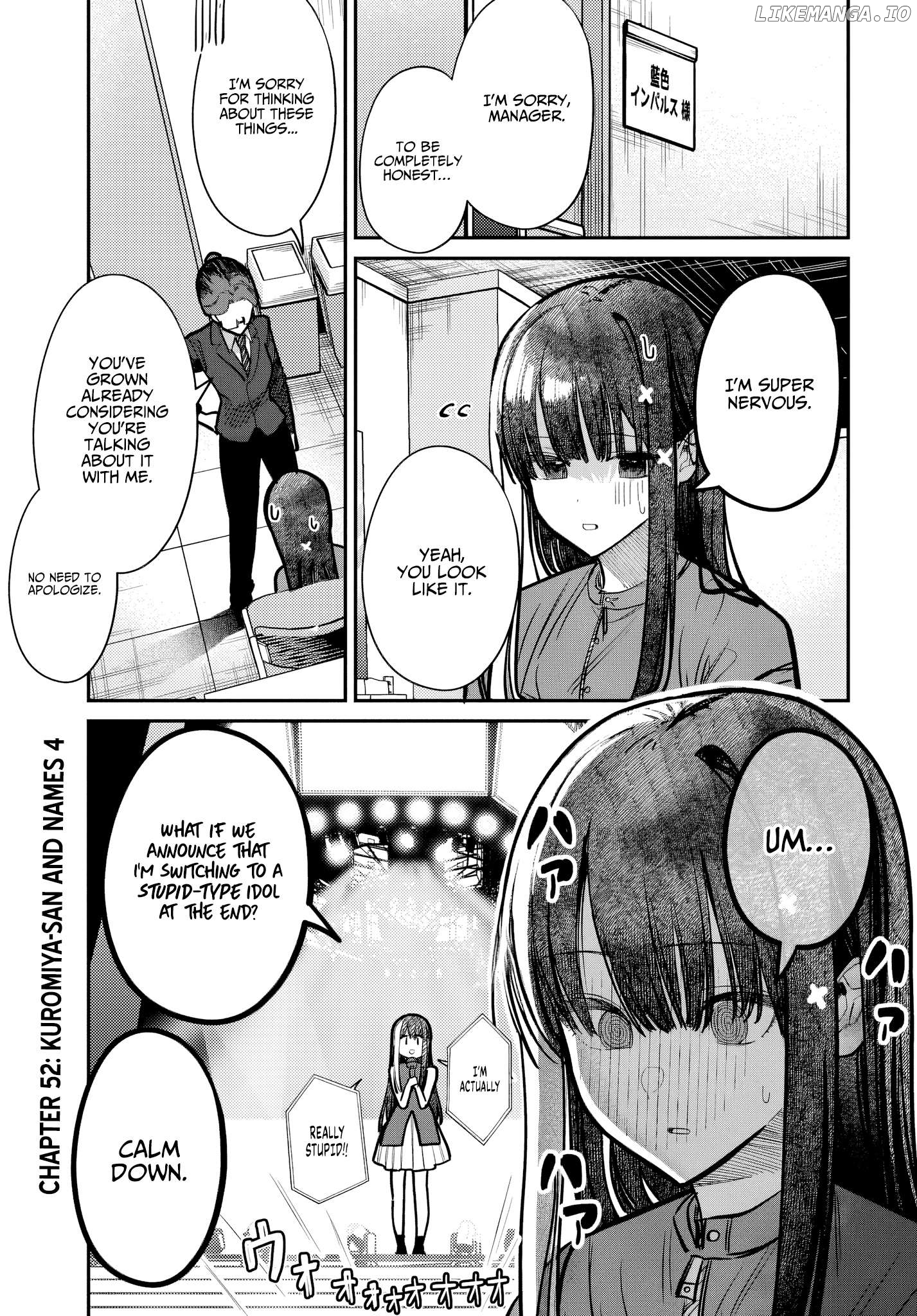 Houkago No Idol Ni Wa Himitsu Ga Aru Chapter 52 - page 1