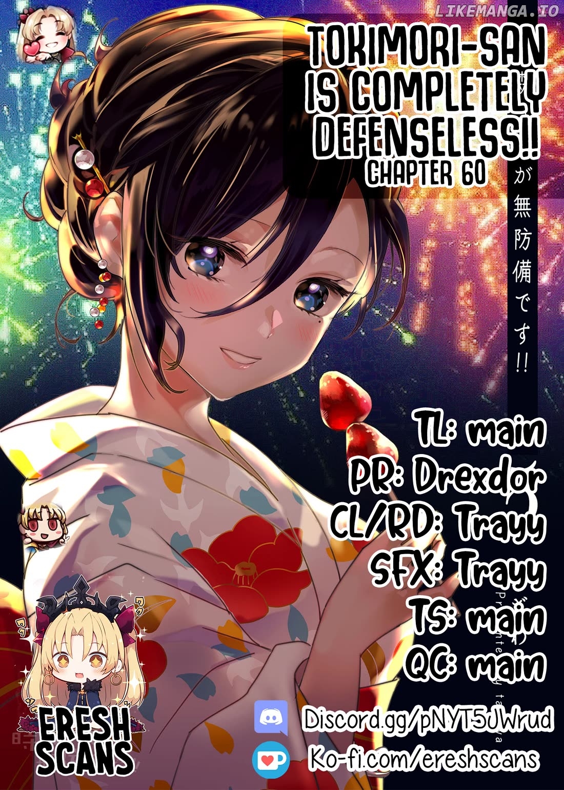 Tokimori-san Is Completely Defenseless!! Chapter 60 - page 1