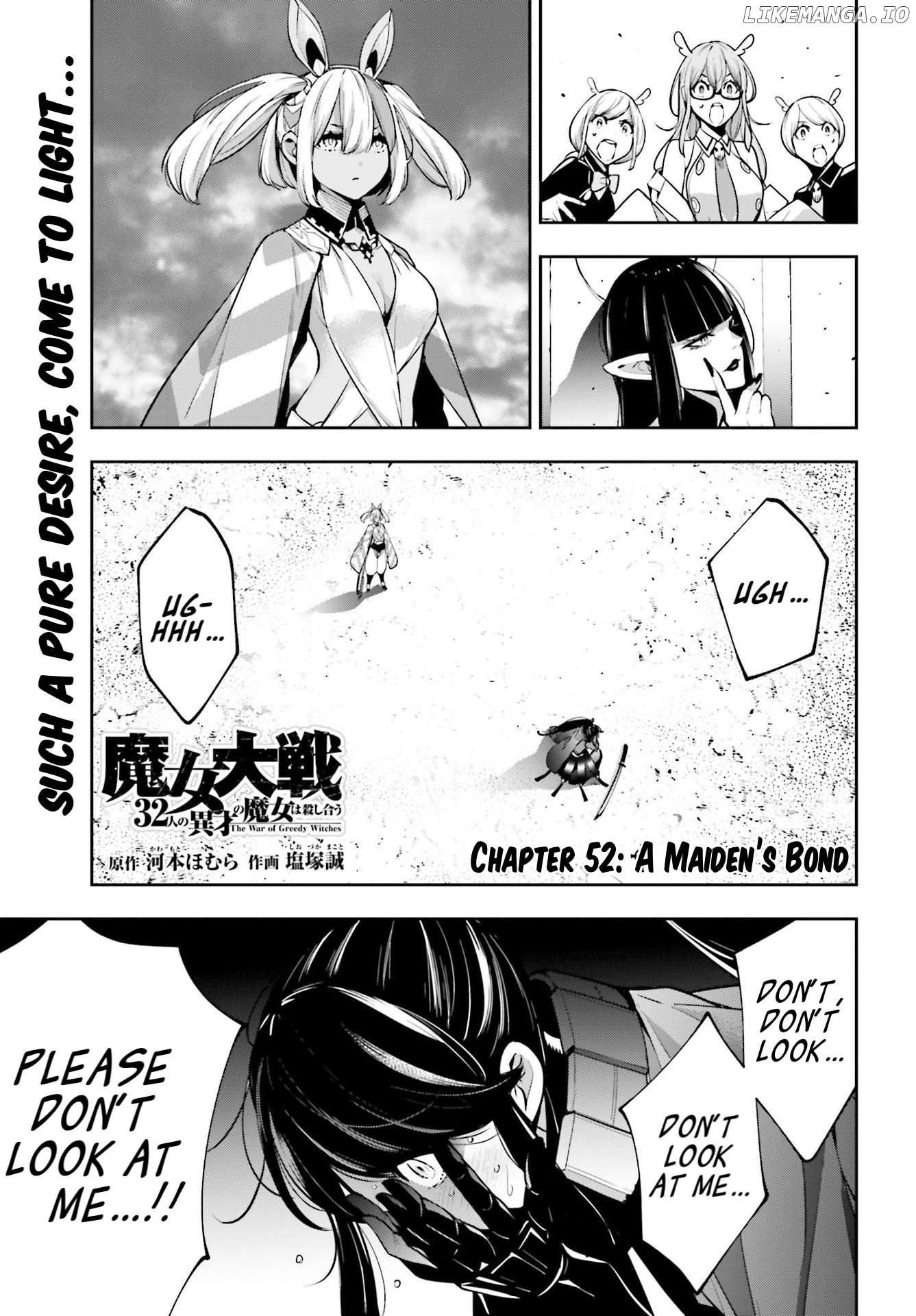 Majo Taisen - The War of Greedy Witches Chapter 52 - page 1