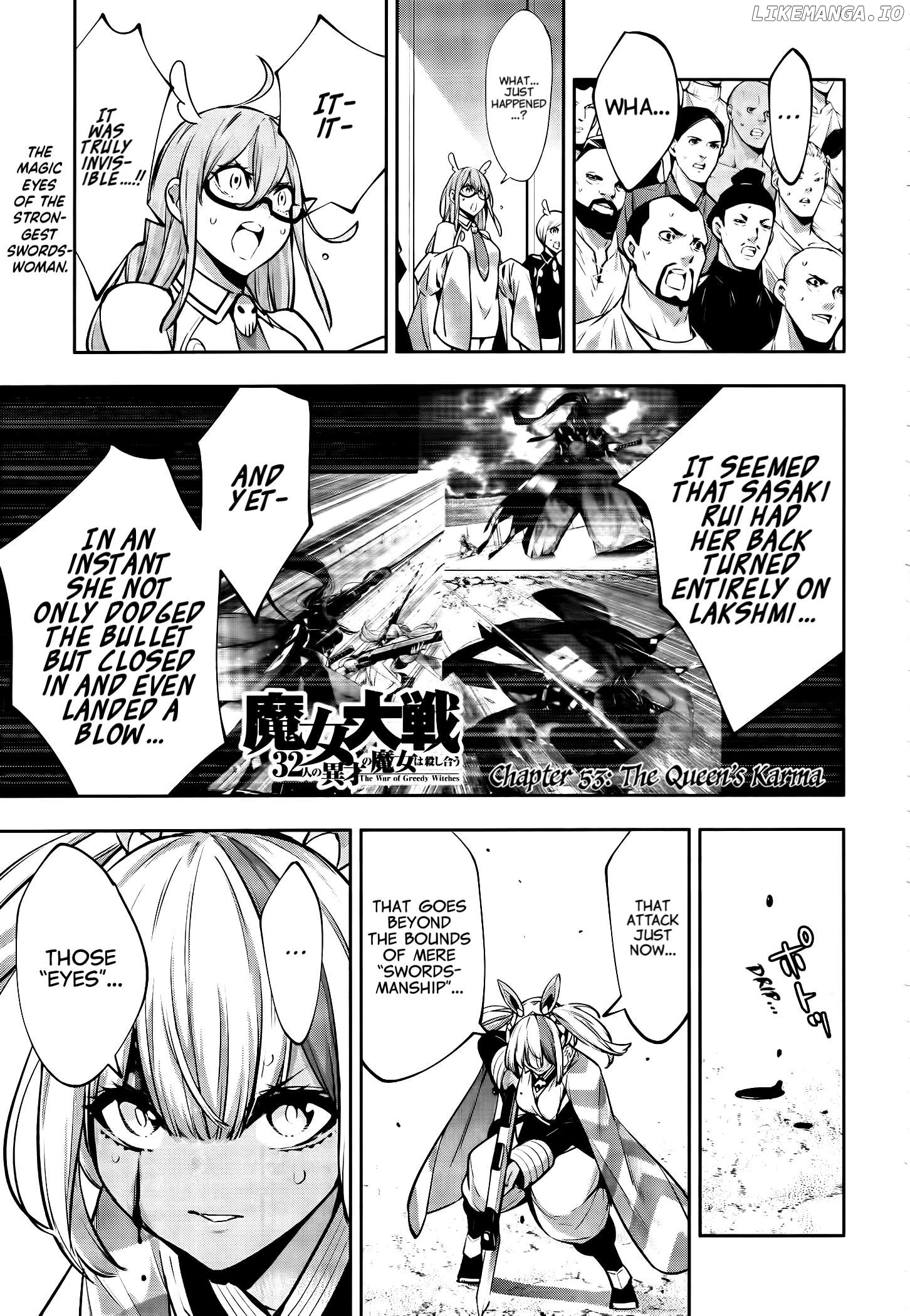 Majo Taisen - The War of Greedy Witches Chapter 53 - page 1