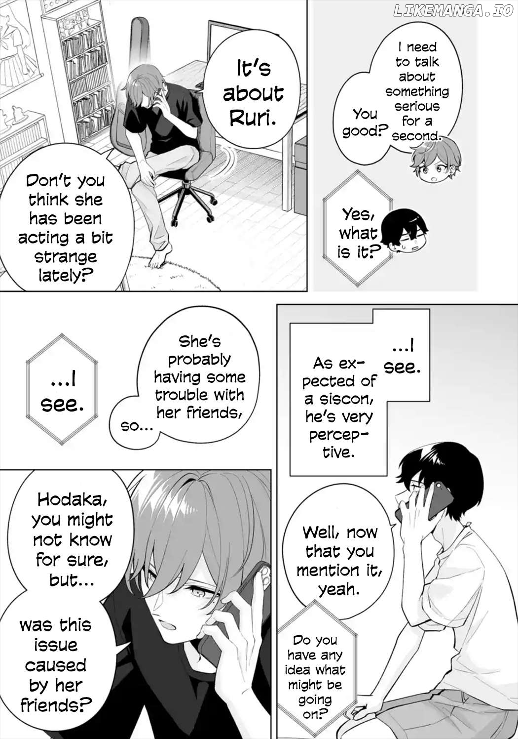 Please Leave Me Alone (For Some Reason, She Wants to Change a Lone Wolf's Helpless High School Life.) Chapter 29 - page 13