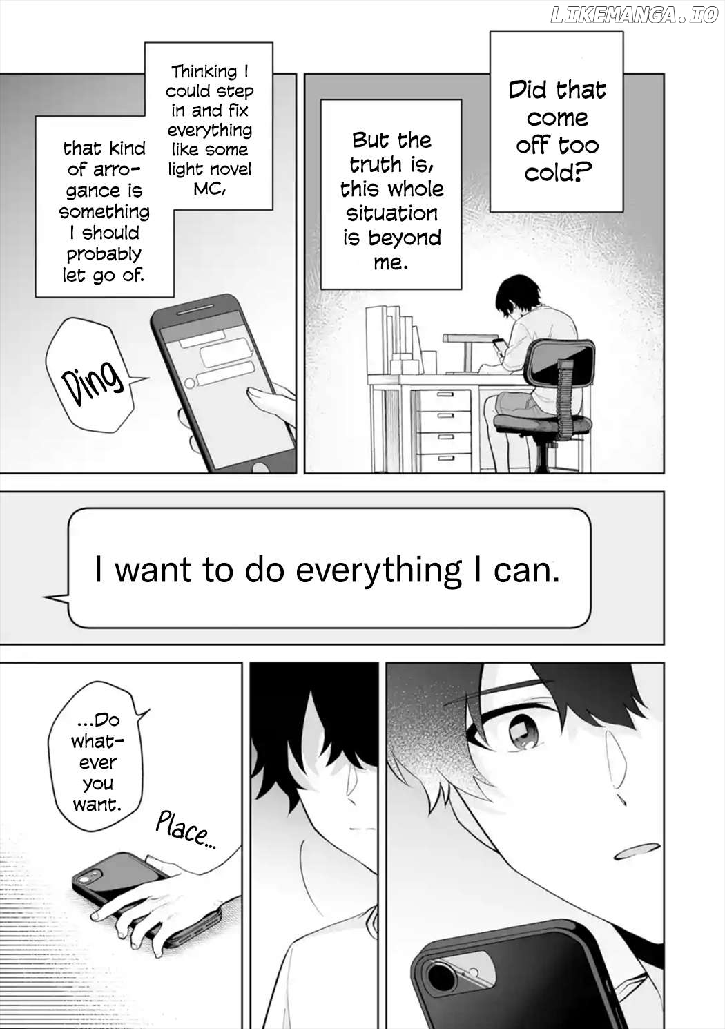 Please Leave Me Alone (For Some Reason, She Wants to Change a Lone Wolf's Helpless High School Life.) Chapter 29 - page 23