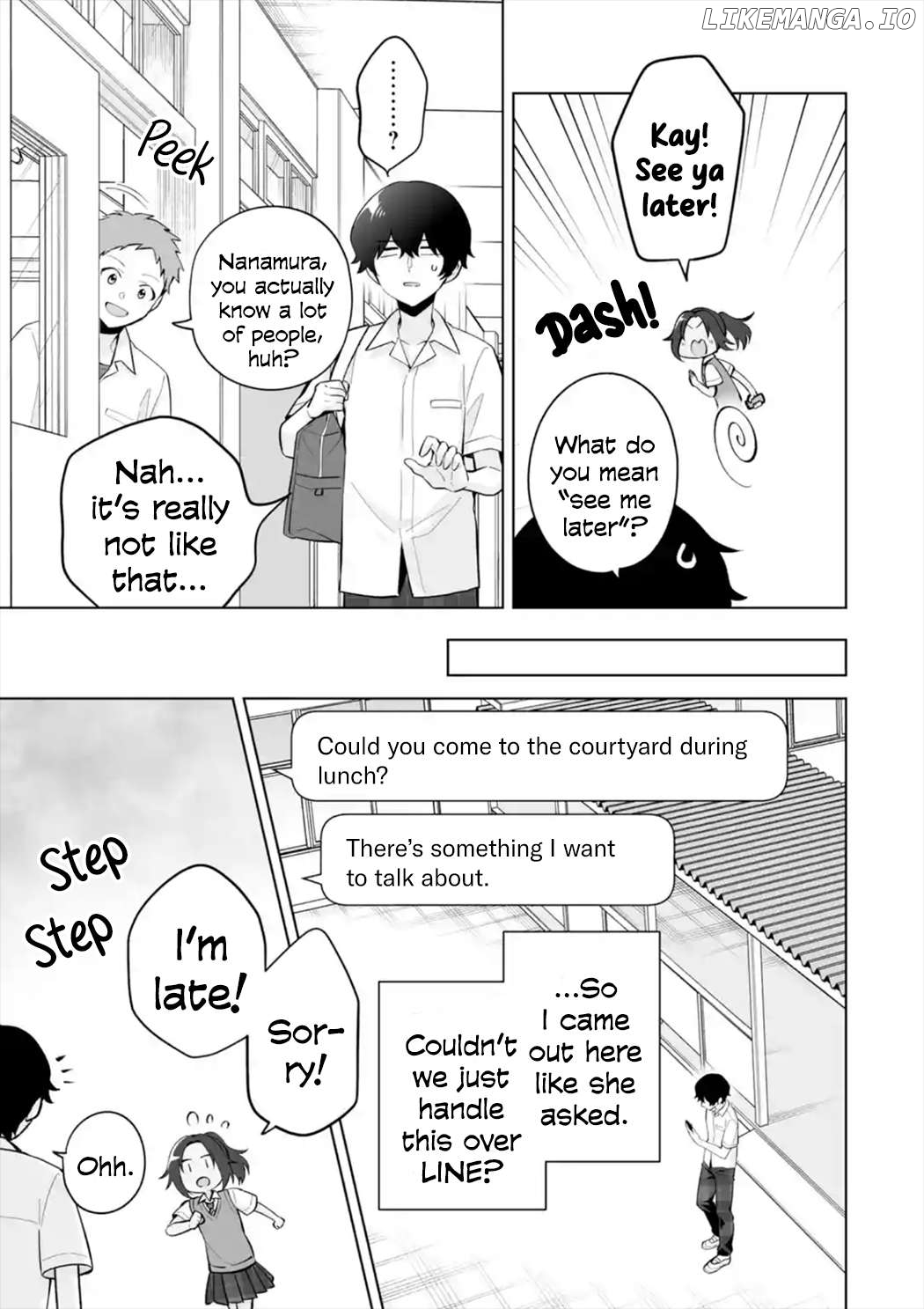 Please Leave Me Alone (For Some Reason, She Wants to Change a Lone Wolf's Helpless High School Life.) Chapter 29 - page 25
