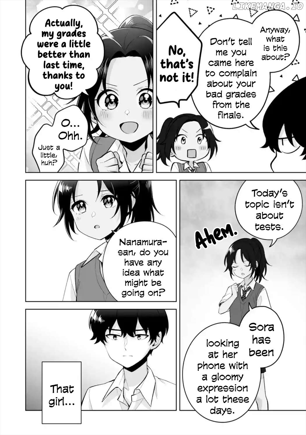 Please Leave Me Alone (For Some Reason, She Wants to Change a Lone Wolf's Helpless High School Life.) Chapter 29 - page 26