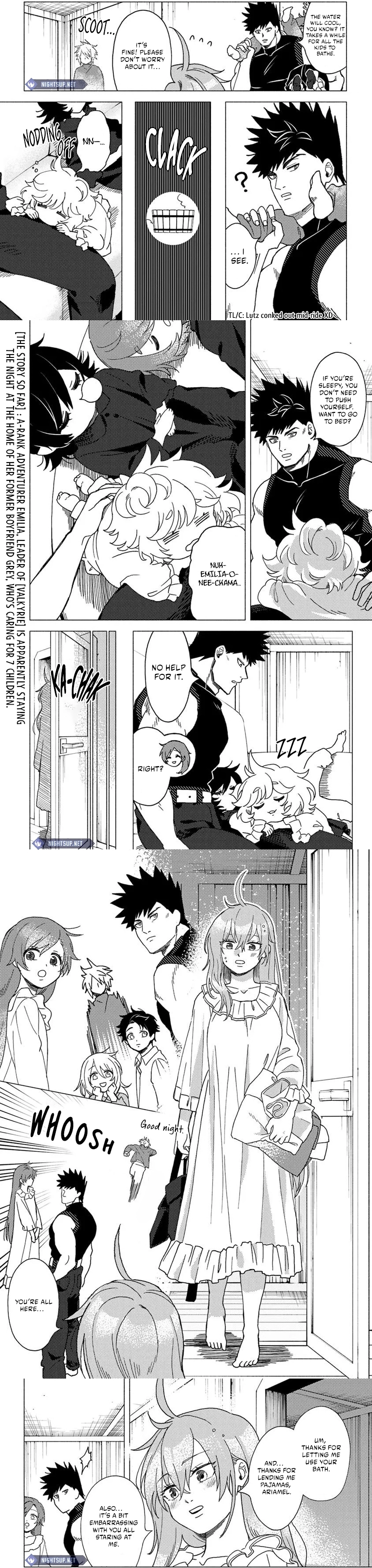 Akuninzura Shita B-Kyuu Boukensha - Shujinkou To Sono Osananajimi-Tachi No Papa Ni Naru Chapter 15.1 - page 3