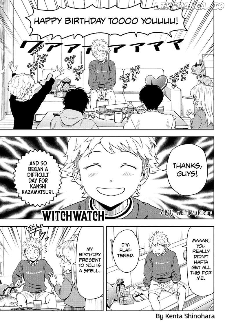 Witch Watch Chapter 195 - page 1